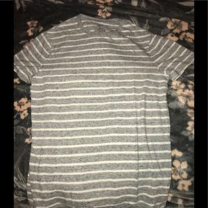 Grey/white striped tee